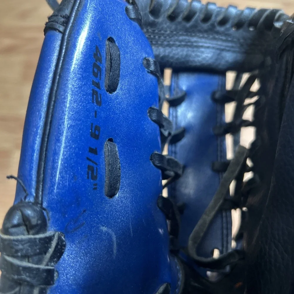 Franklin Custom Fit RTP Series Youth Baseball Glove Mitt Blue Black Size 9.5
